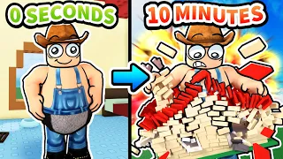 Roblox but every second you get BIGGER