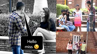 Running into Poles😂while staring at😍Girl's|| Epic Reactions || HarshitprankTv