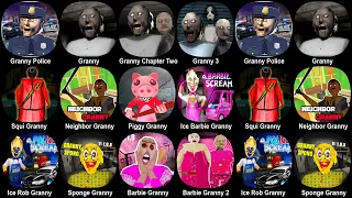 All New Granny Mod - Granny Police, Granny Chapter 1+2+3, Squi Granny, Neighbor Granny, Piggy Granny