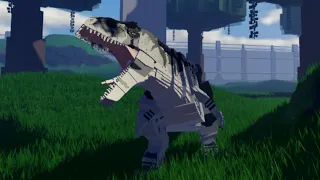 Giganotosaurus || Jurassic blocky || Using every dinosaur part 1