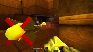 Quake 2 Gladiator bot q2dm1 The Edge