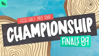 2022 Disc Golf Pro Tour Championship | FINALB9 | Wysocki, Buhr, McBeth, Robinson | Jomez Disc Golf