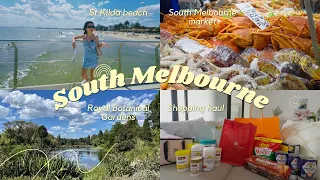 South Melbourne Vlog: South Melbourne Market, St Kilda Beach, Royal Botanical Garden, Shopping Haul