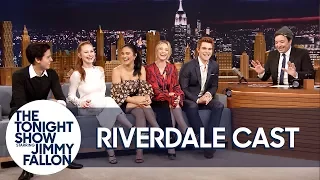 The Cast of Riverdale Gives Jimmy Fallon His Own Jughead Crown