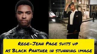 Black Panther 2:Bridgerton' Rege-Jean Page suits up as Black Panther in stunning fan image #regejean