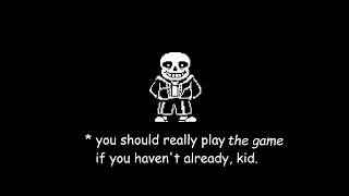 Undertale - This is all just a bad dream (SPOILERS