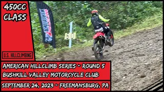 450cc Class - 2023 American Hillclimb East Series Round #5 Freemansburg, PA 9/24/2023