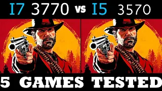 I7 3770 VS I5 3570 2020 Benchmark Comparison 5 Games Tested