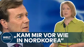 KEIN WORT ZUM AMPEL-STREIT: „Kam mir vor wie in Nordkorea“ - Auftritt von Ministerin Paus