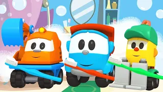 Brush Your Teeth song for babies & Leo the truck car cartoon for kids. Kids' songs & nursery rhymes.