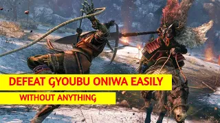 Gyoubu Oniwa Cheese Without Any Equipment - Sekiro Shadows Die Twice