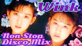Wink Non Stop Disco Mix / ウインク ノンストップ ディスコ ミックス  J-EURO EUROBEAT ユーロビート  MAHARAJA 邦楽 80's 90's J-POP