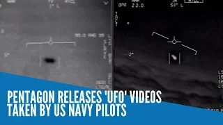 Pentagon releases 'UFO' videos taken by US Navy pilots