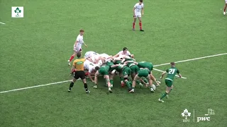 PwC Interprovincial Series Highlights: Ulster U18 v Connacht U18