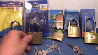 (picking 58) 5 Chinese padlocks picked (one was not cooperating for a good reason)