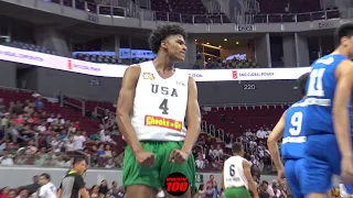 Jalen Green POSTERIZES 7 Footer Kai Sotto AGAIN! Filam Sports USA Defeats Ateneo 90-67