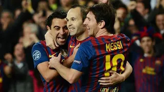 In Hindi Song | Xavi , Iniesta & Messi | Tiki - Taka Greatest Trio.