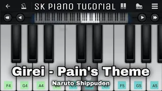 Naruto Shippuden - Girei | Pain's Theme Song | Perfect Piano | Easy Tutorial