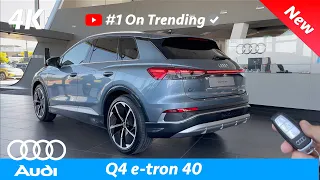 Audi Q4 e-Tron S-line 2021 - ПЕРВЫЙ ПОЛНЫЙ ОБЗОР в 4K | Экстерьер - Интерьер