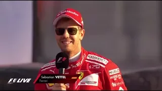 F1 Live London 2017 - Sebastian Vettel's full on stage interview