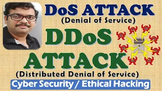 DoS / DDoS ATTACKS IN CYBER SECURITY || Denial of Service || Distributed Denial of Service Attacks