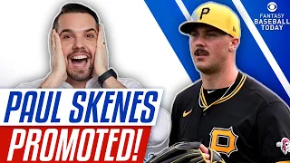 Pirates Promoting TOP PROSPECT Paul Skenes! Rankings Risers & Fallers! | Fantasy Baseball Advice