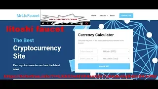 Claim ltcforfree info 2600 litoshi 0 0013 USD every 0 minute Withdrawal FaucetHub Account to claim