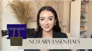 NOTARY SIGNING AGENT MUST HAVES! / WHAT YOU DON'T NEED TO WASTE MONEY ON