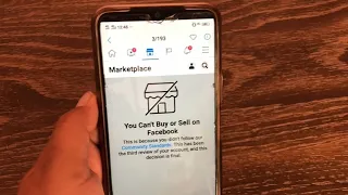 You Can't Buy or Sell Items on Marketplace