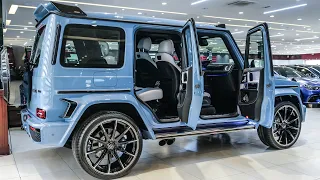 Blue Mercedes Brabus G800 - Ultra-Exotic Luxury SUV in Detail