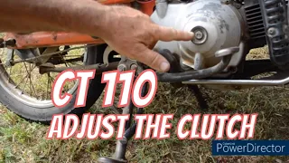 Honda CT 110 - How To Adjust The Clutch Made Simple