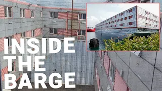 Inside the government's asylum seeker barge | Bibby Stockholm