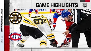 Bruins @ Canadiens 1/24 | NHL Highlights 2023