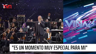 Andrea Bocelli tras ser ovacionado en Viña 2024: "Es un momento muy especial para mí" | #Viña2024