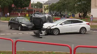 Jēkabpilī notikusi trīs automašīnu sadursme