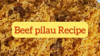 HOW TO COOK PILAU /BEEF PILAU RECIPE /RICE AND BEEF