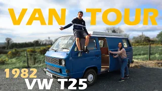 VW T25 VAN TOUR - Van Life | Cheap self van build - Part 1 | Van life Ireland