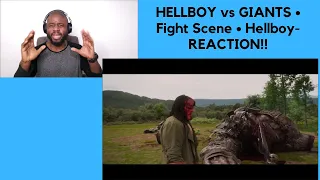 HELLBOY vs GIANTS • Fight Scene • -REACTION!!!!