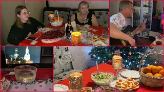 Влог🏠/Готовимся и отмечаем Старый Новый Год 2024🎄🥂🍾✨🎉/Наши покупки