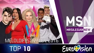 Melodifestivalen 2016 (Top 10 – After the show)