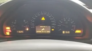 CLK w208 Esp/bas/brake/ABS error with no speed. P500 default