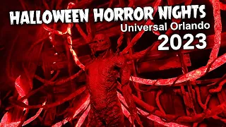 Halloween Horror Nights 2023 - ALL Houses and ScareZones (Universal Orlando RIP TOUR)   4K