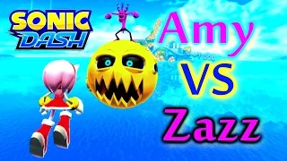 Sonic Dash - Amy VS Zazz [Widescreen / Landscape 1080p]