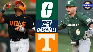 Charlotte vs Tennessee Highlights | Clemson Regional Final | 2023 College Baseball Highlights