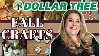 Dollar Tree Fall Craft Projects YOU Can Make! DIY Craft Ideas Inspired by Acorns! Autumn Decorating!