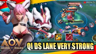 Gameplay Qi DS Lane - AOV Tutorial Qi - Arena of Valor | Liên Quân mobile | 傳說對決 | 펜타스톰 | RoV