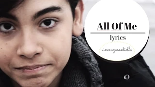 All Of Me - Vincenzo Cantiello COVER LYRICS