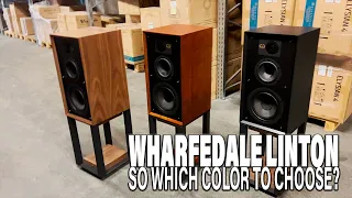 Wharfedale Linton - Mahogny, Walnut or Black? The difference between the colors!