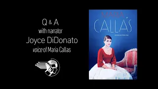 Maria By Callas Q&A with Joyce DiDonato