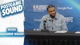 "We Have A Good Team." | Nickeil Alexander-Walker Postgame Sound | 04.20.24